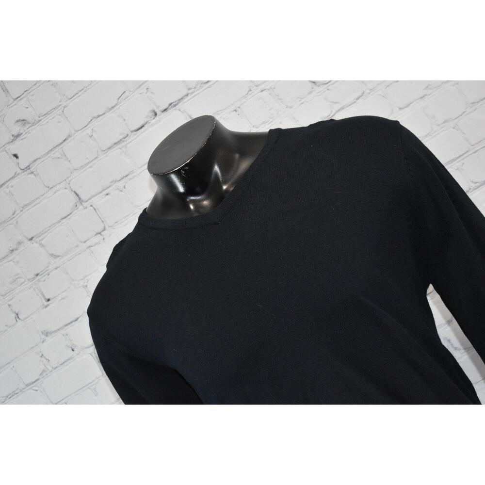 Grayson & Dunn Sweater Mens Size XL Pullover Navy Blue V-Neck Cotton